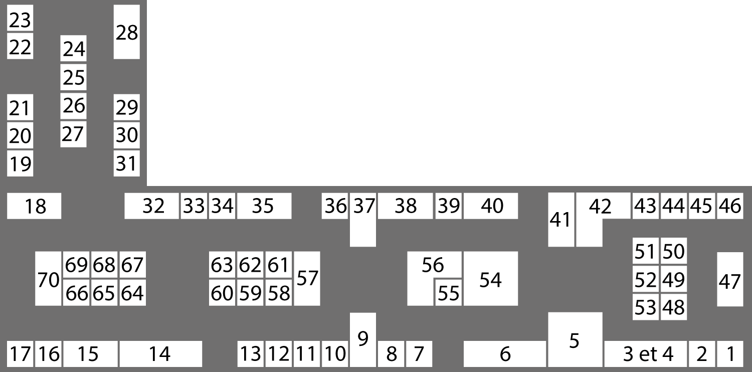 Plan du salon Plan du salon
